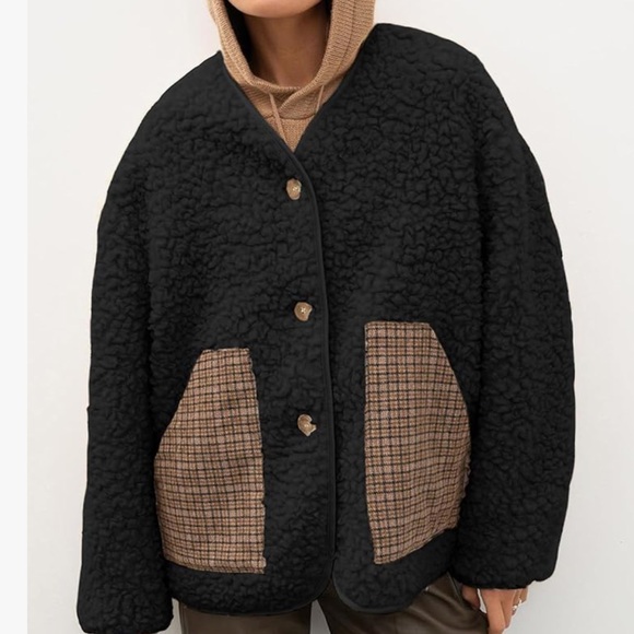 Chic Nation Jackets & Blazers - Women's Black and Brown Jacket